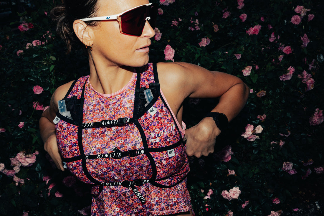 SAC RK3 FLORAL CHERRY - Sacs Hydratation - sac d'hydratation trail-running homme femme - kinetik-adrenalink