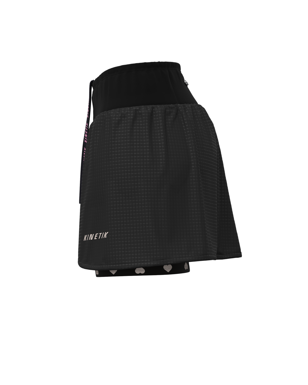 AEROK SKIRT HEARTRUNNEUSE BLACK - Jupes trail-running - 8 - kinetik-adrenalink
