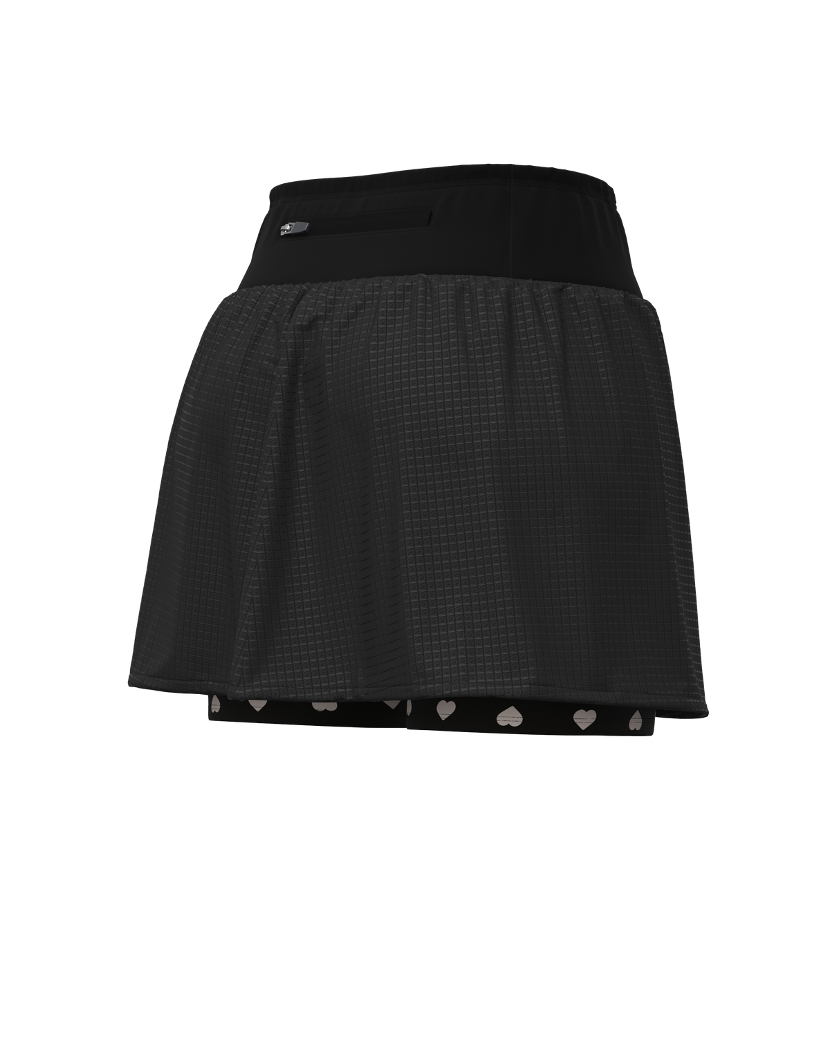 AEROK SKIRT HEARTRUNNEUSE BLACK - Jupes trail-running - 5 - kinetik-adrenalink