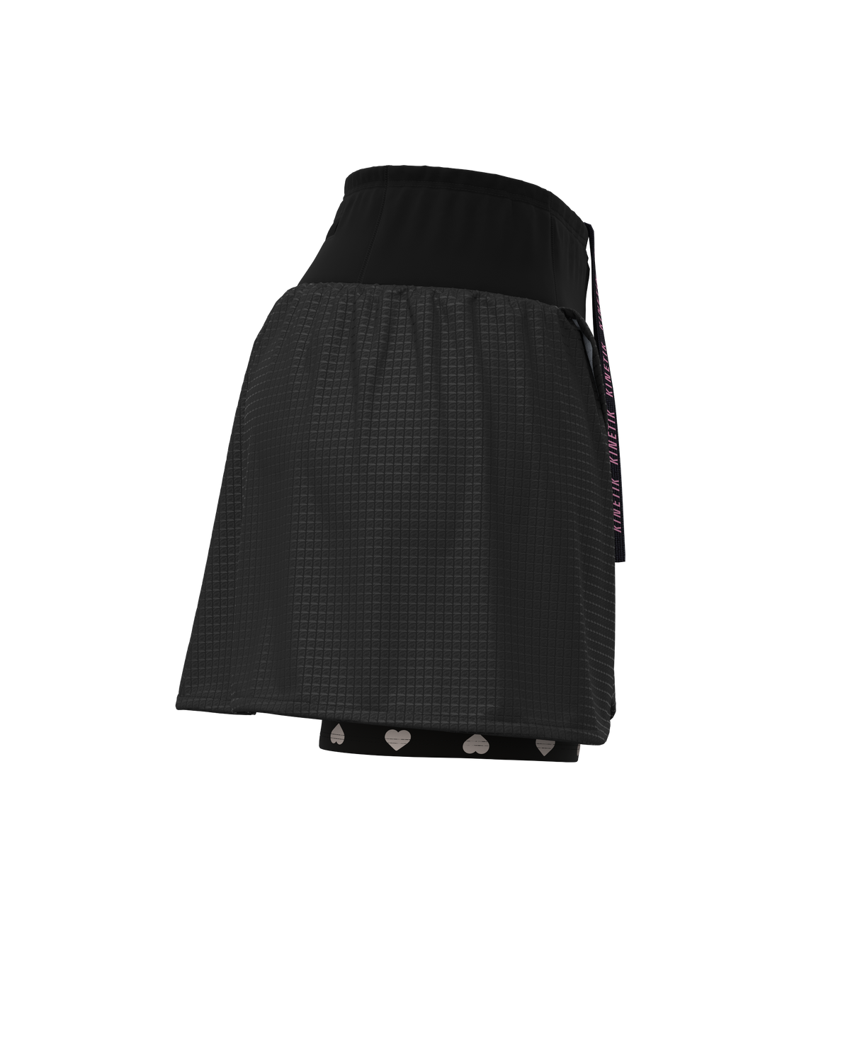 AEROK SKIRT HEARTRUNNEUSE BLACK - Jupes trail-running - 4 - kinetik-adrenalink