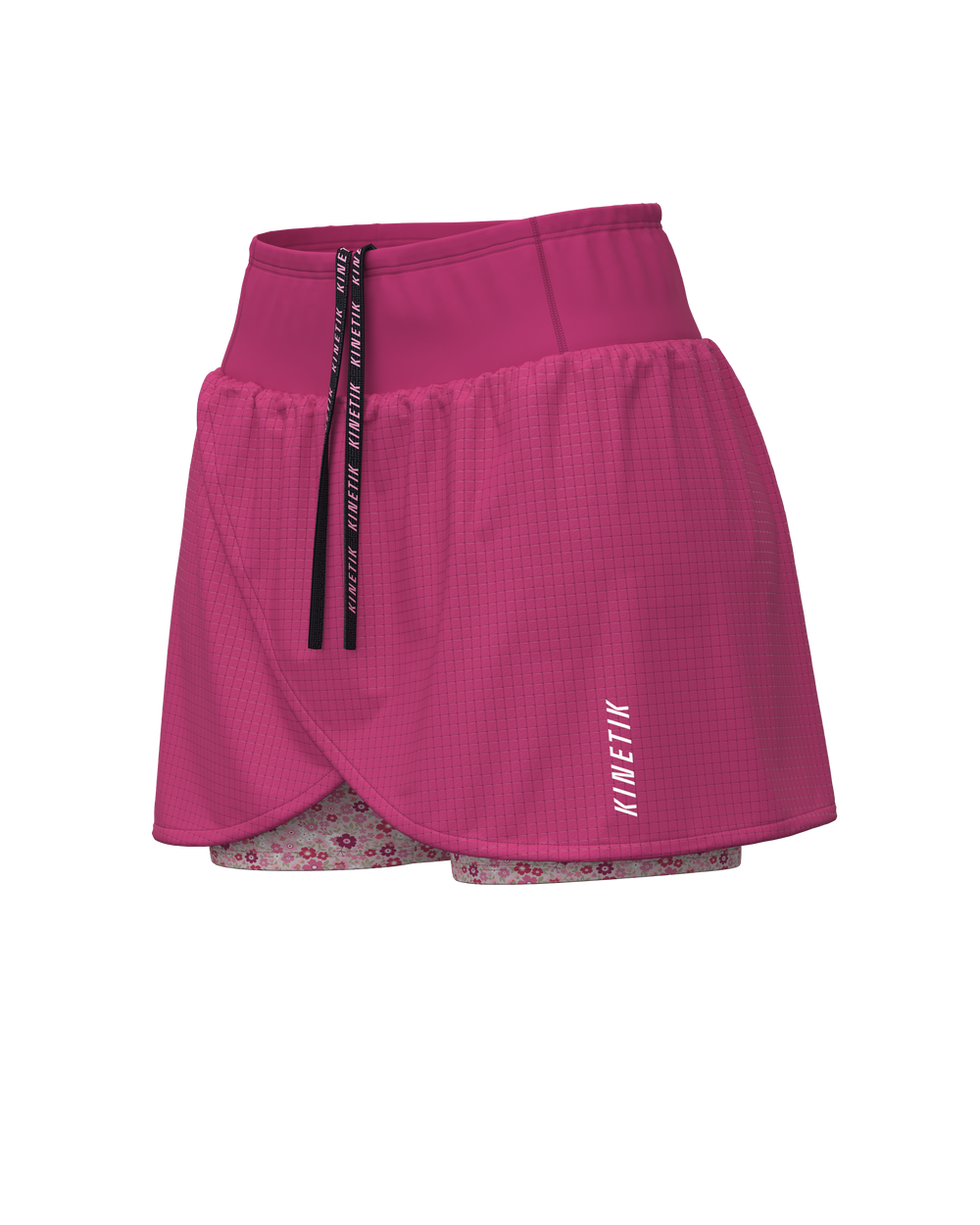 AEROK SKIRT FLORAL MELLOW ROSE-Jupes-sShort jupe trail-running femme-kinetik-adrenalink