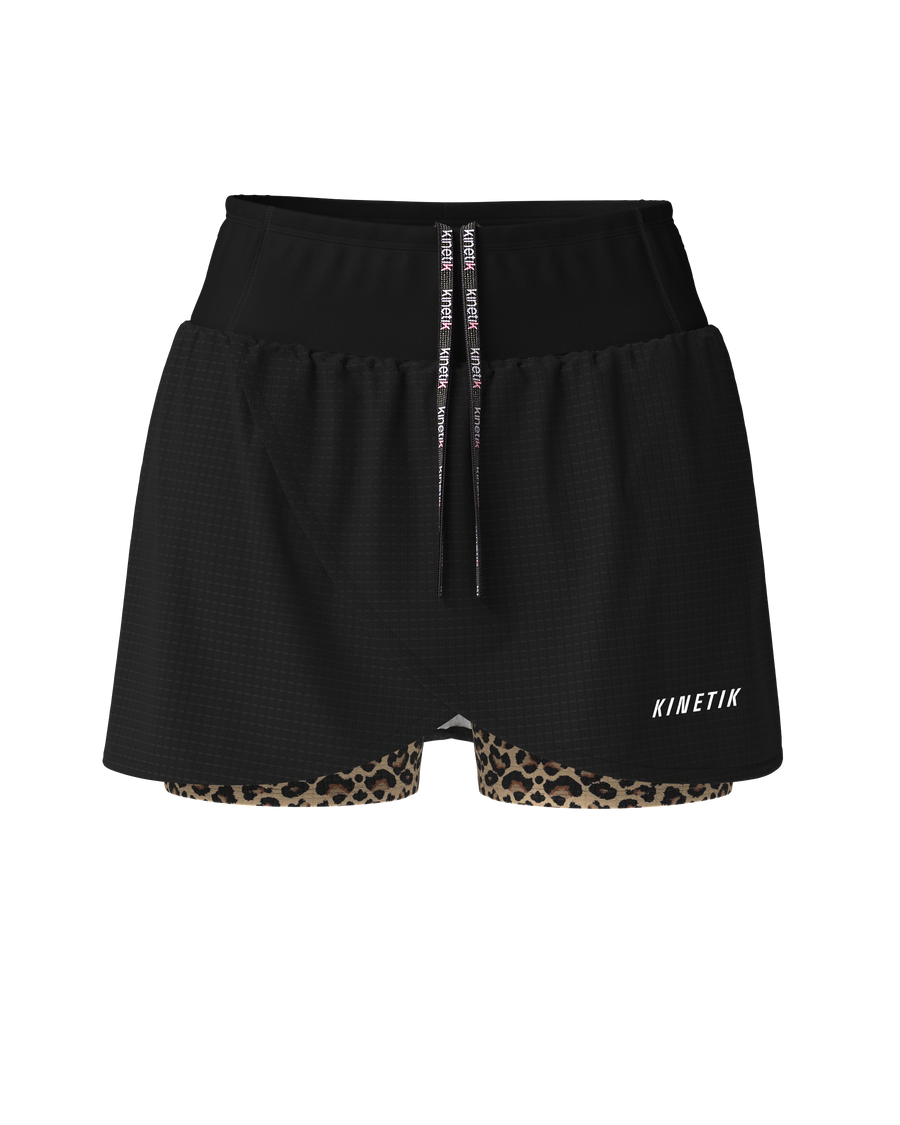 AEROK SKIRT LEOPARD-Jupes-sShort jupe trail-running femme-kinetik-adrenalink