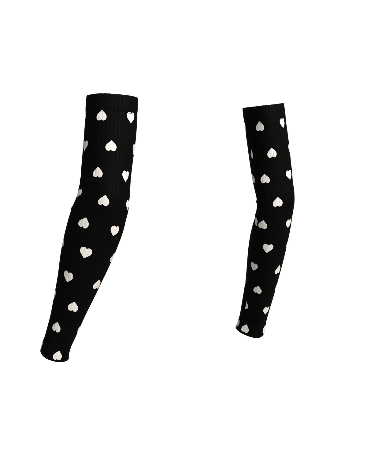 ARMWARMERS HEARTRUNNEUSE BLACK - Manchettes trail-running - 7 - kinetik-adrenalink