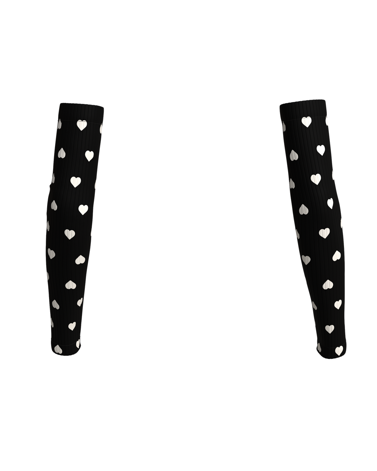 ARMWARMERS HEARTRUNNEUSE BLACK - Manchettes trail-running - 8 - kinetik-adrenalink
