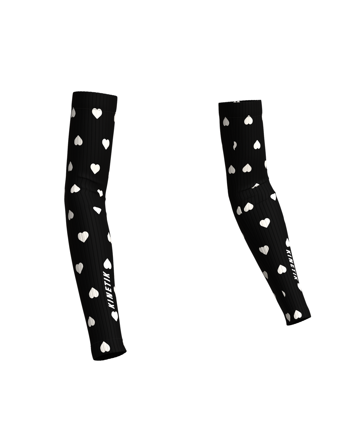 ARMWARMERS HEARTRUNNEUSE BLACK - Manchettes trail-running - 11 - kinetik-adrenalink