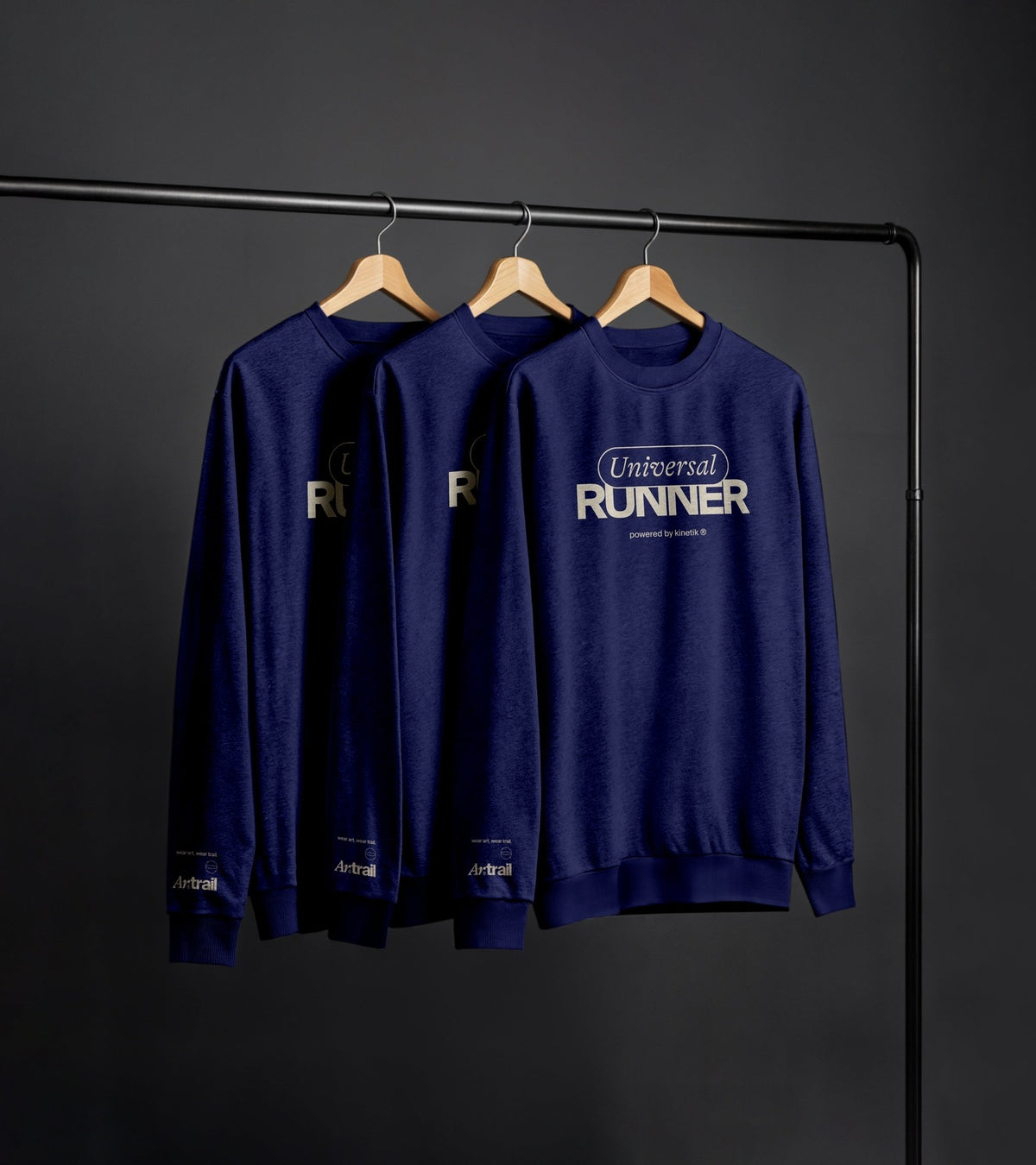 SWEAT UNIVERSAL RUN MEN - Sweats - sweat casual - kinetik-adrenalink