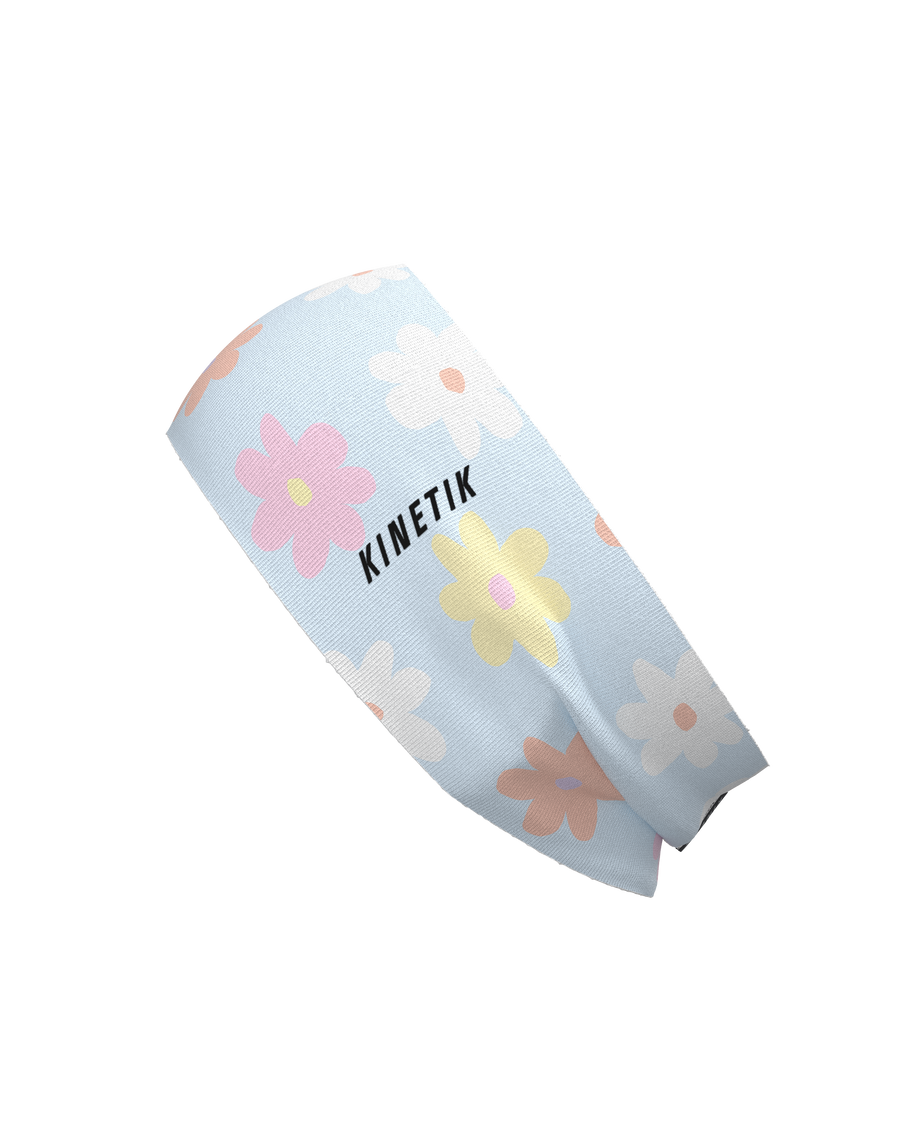 HEADBAND FLORE POWDER BLUE - Bandeaux trail-running - 2 - kinetik-adrenalink