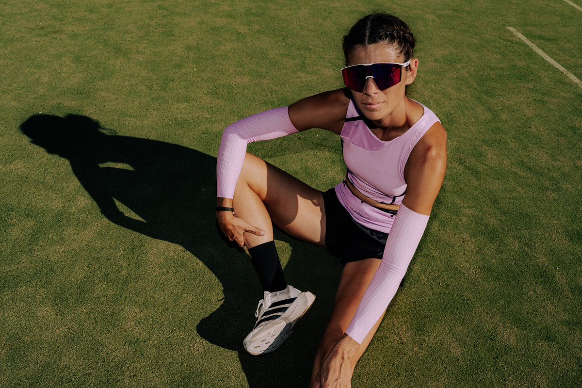 Brassières trail-running BRASSIERE KAERIA ULTRA PINK GLO - 2 - kinetik