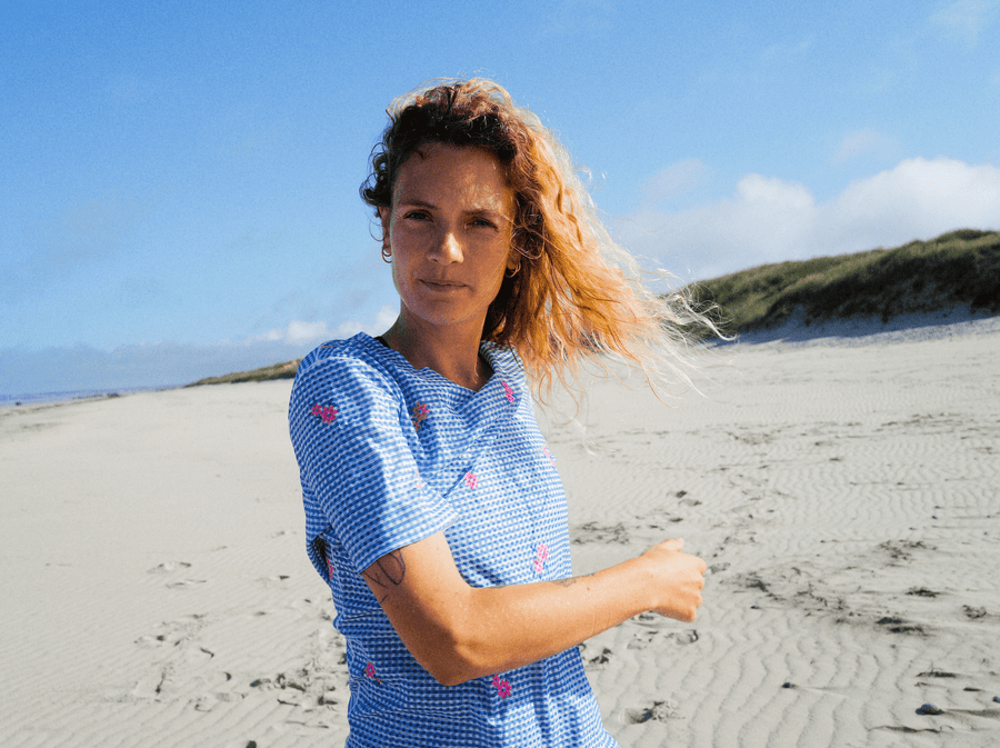 MAVRIK AR.90 WOMEN VICHY WILD - Tee-shirts - maillot manches courtes trail-running femme - kinetik-adrenalink