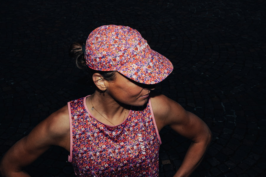 SUNKAR FLORAL CHERRY - Casquettes trail-running - 2 - kinetik-adrenalink