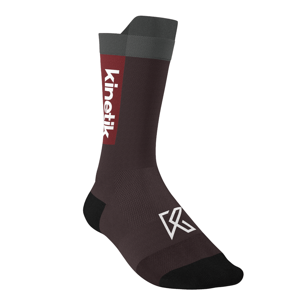 Chaussettes trail-running FULLKROSS SKARE WINE - 1 - kinetik