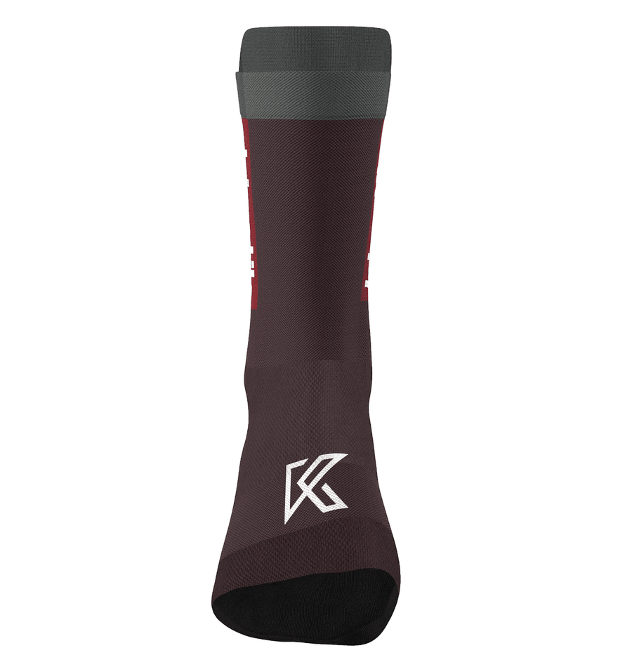 Chaussettes trail-running FULLKROSS SKARE WINE - 2 - kinetik