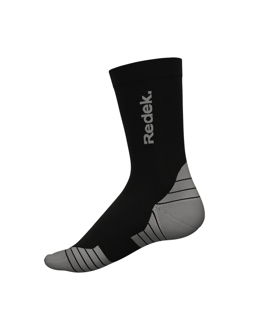 Chaussettes trail-running REDEK KALZED BLACK - 3 - kinetik