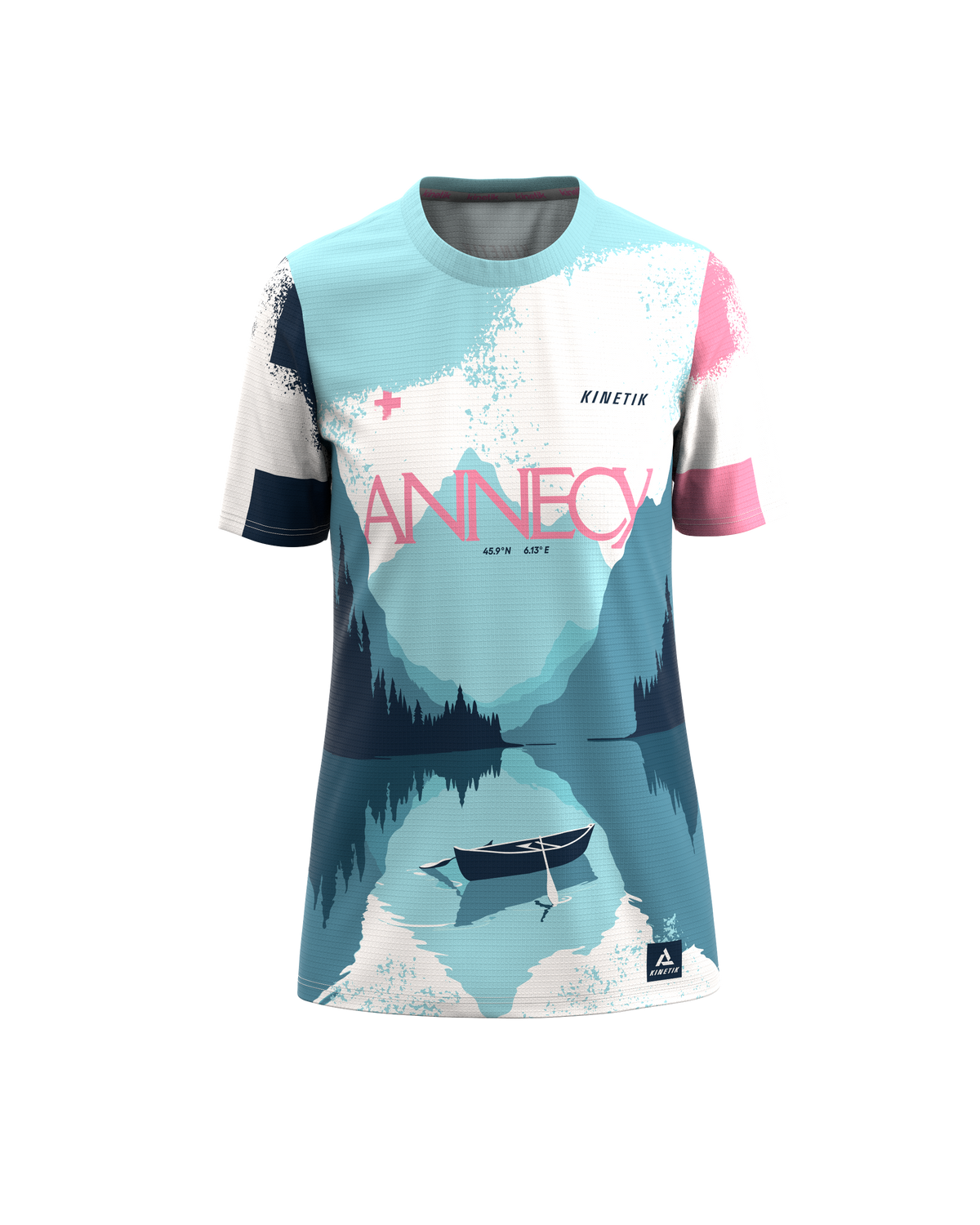 FALKON WOMEN ANNECY - - maillot manches courtes trail-running femme - kinetik-adrenalink