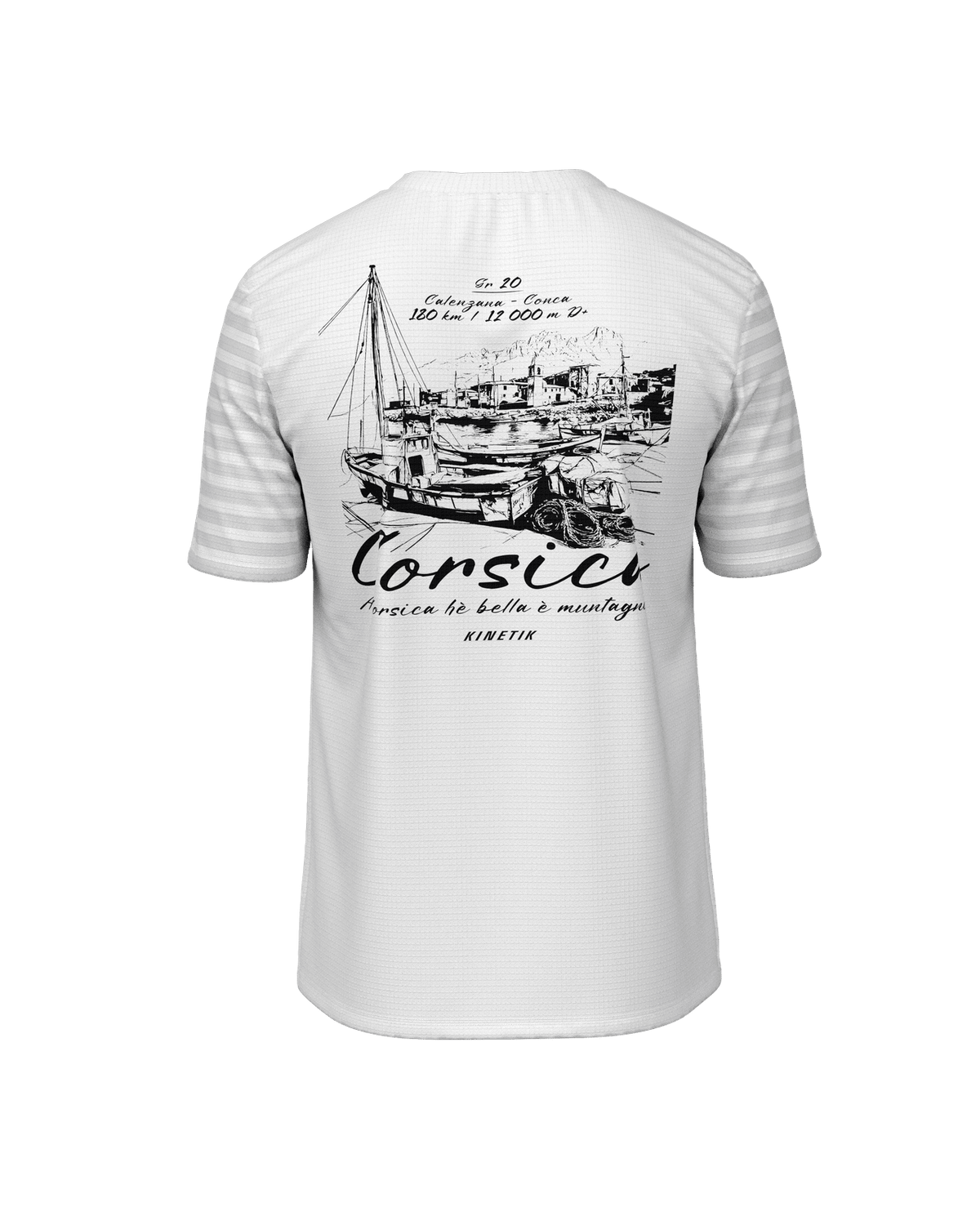 FALKON CORSICA MEN-maillot manches courtes trail-running homme-kinetik-adrenalink
