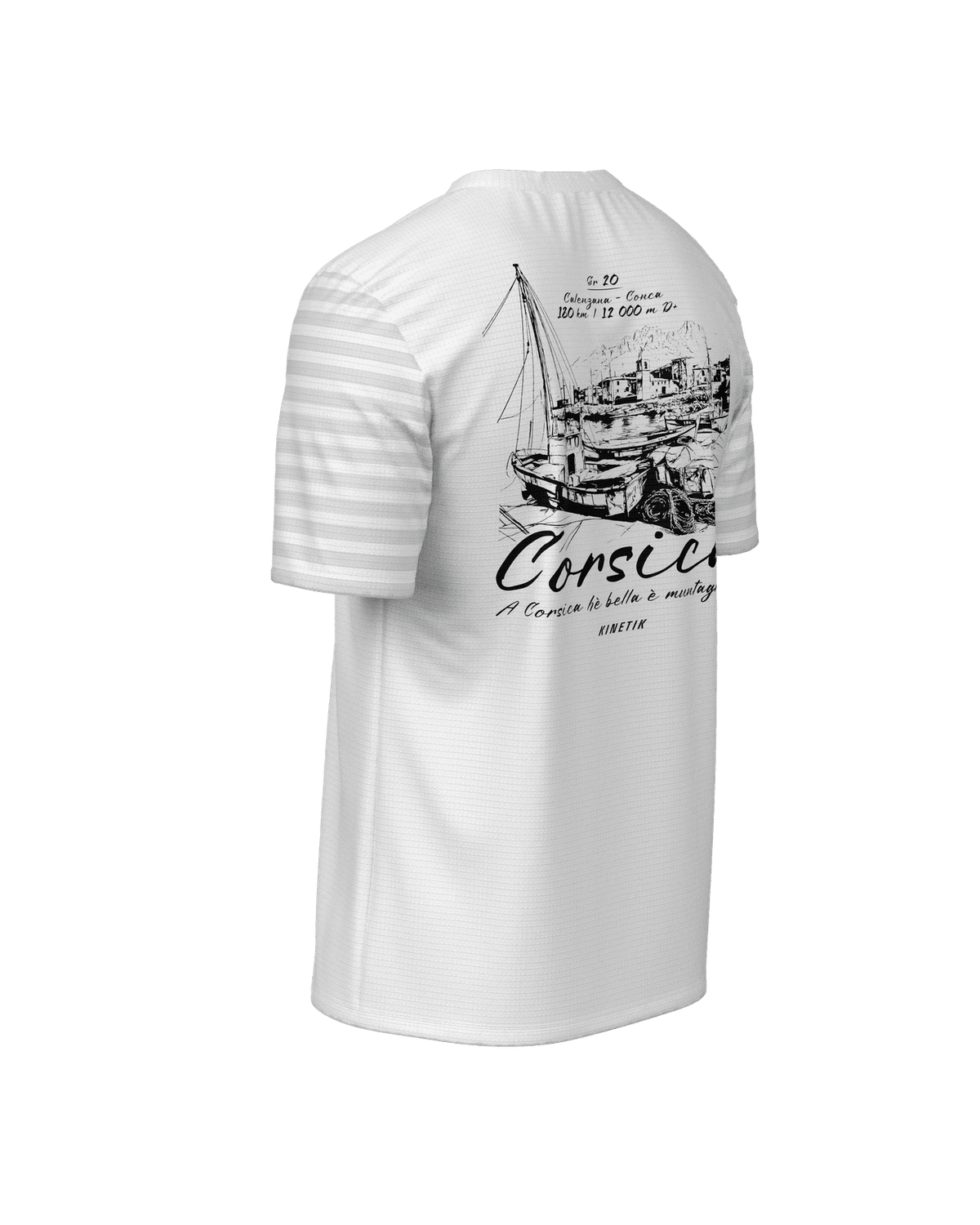 FALKON CORSICA MEN-maillot manches courtes trail-running homme-kinetik-adrenalink