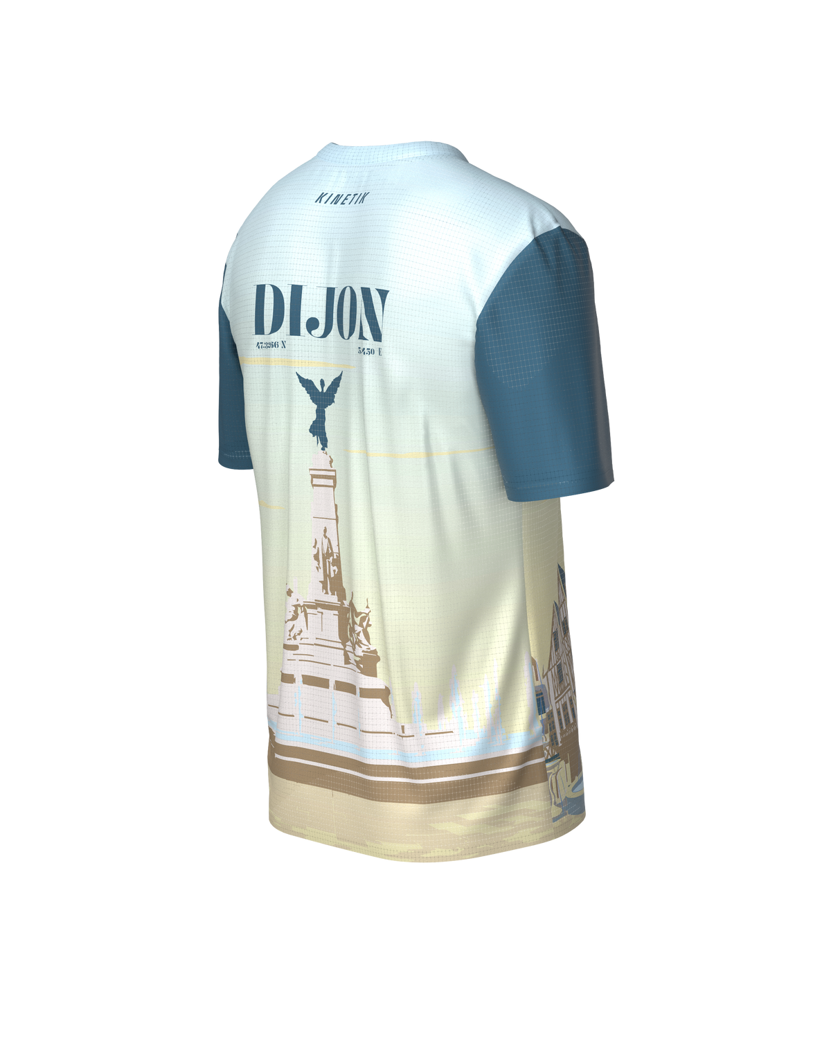 PRECOMMANDE - FALKON MEN DIJON-Tee-shirts-maillot manches courtes trail-running homme-kinetik-adrenalink