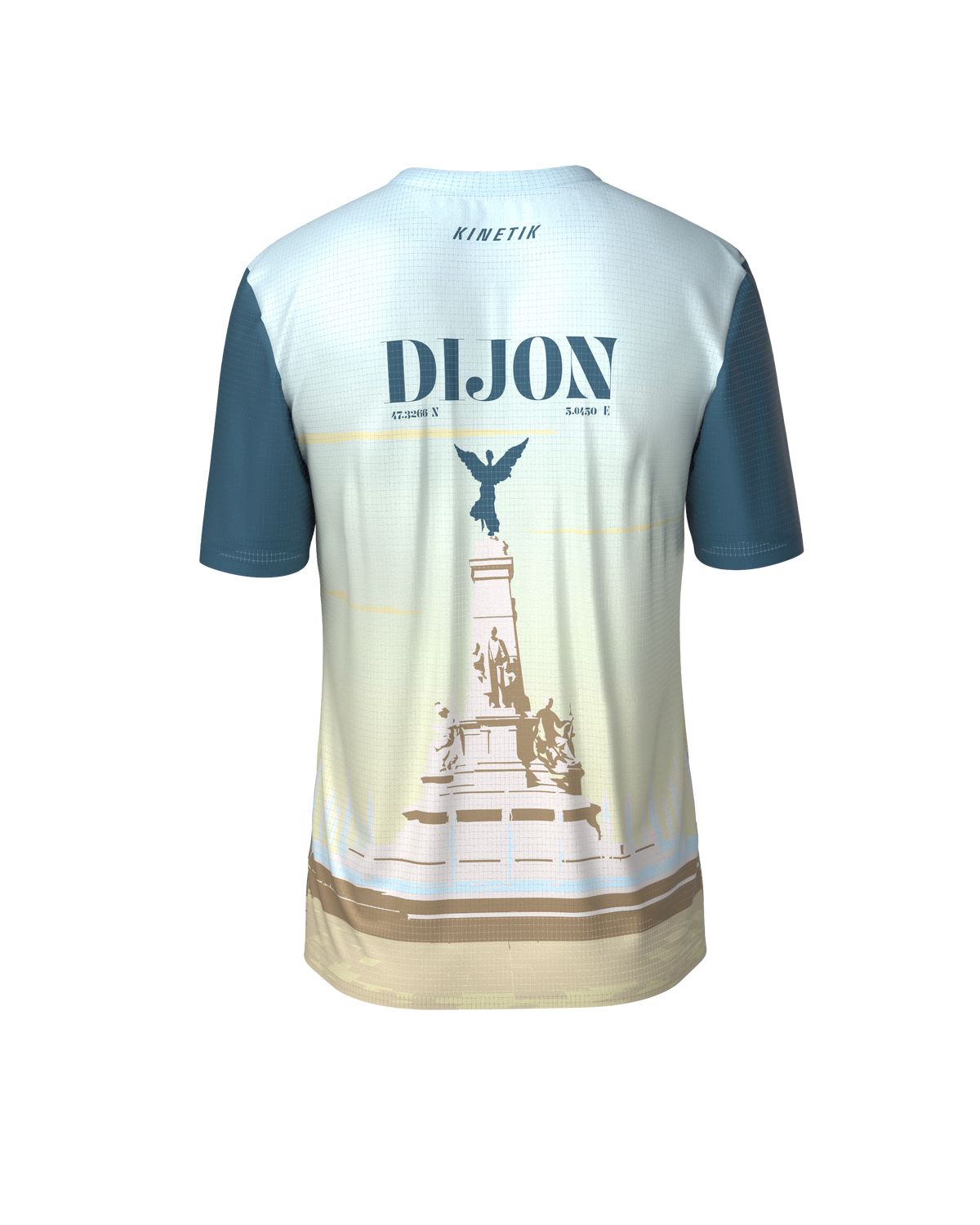 PRECOMMANDE - FALKON MEN DIJON-Tee-shirts-maillot manches courtes trail-running homme-kinetik-adrenalink