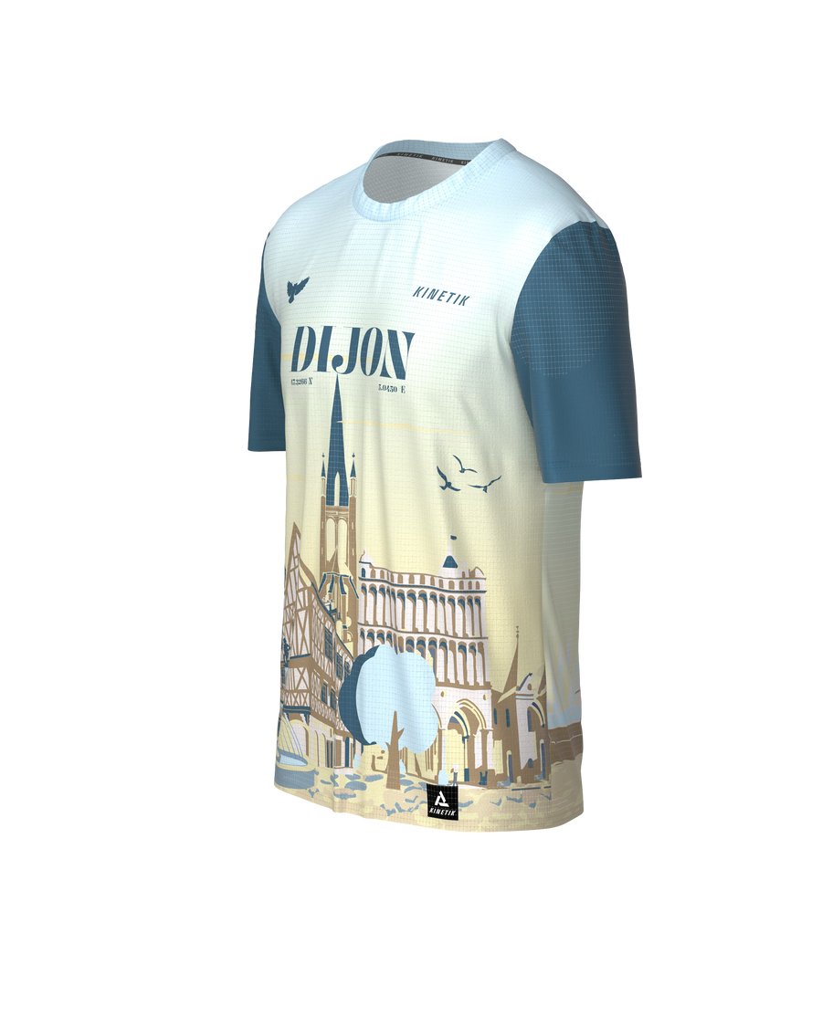 PRECOMMANDE - FALKON MEN DIJON-Tee-shirts-maillot manches courtes trail-running homme-kinetik-adrenalink