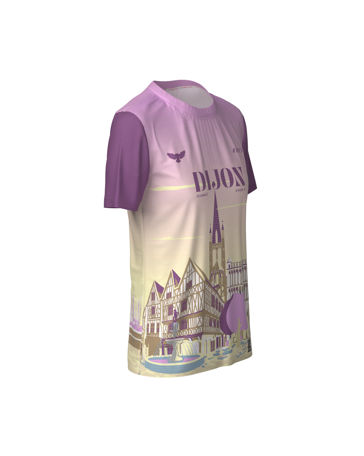 PRECOMMANDE - FALKON WOMEN DIJON - Tee-shirts - maillot manches courtes trail-running femme - kinetik-adrenalink