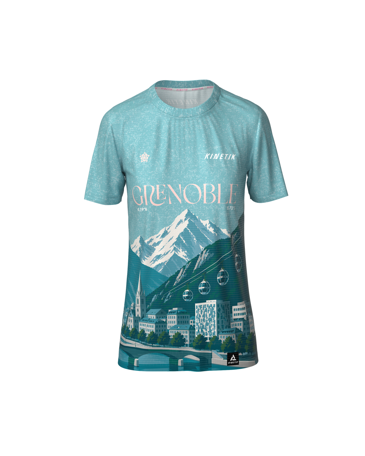 PRECOMMANDE - FALKON WOMEN GRENOBLE - Maillots trail-running - 3 - kinetik-adrenalink