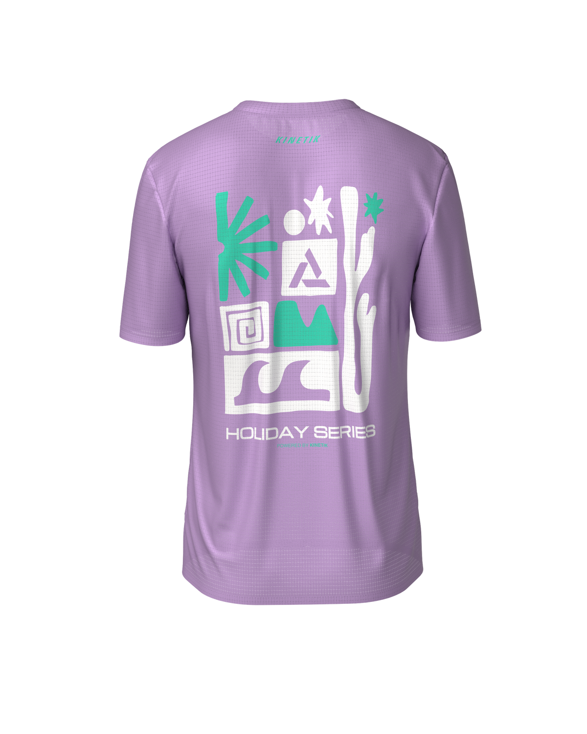 PRECOMMANDE - FALKON MEN HOLIDAY SERIES PURPLE-Tee-shirts-maillot manches courtes trail-running homme-kinetik-adrenalink