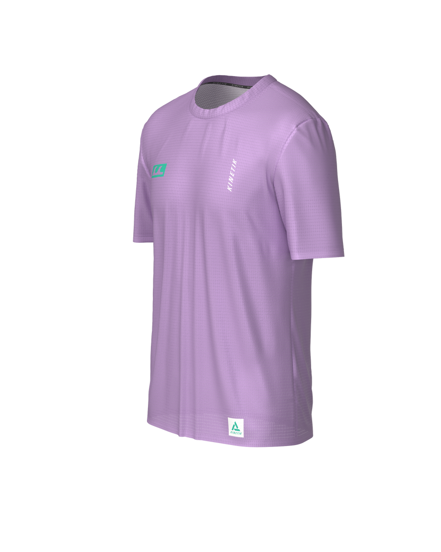 PRECOMMANDE - FALKON MEN HOLIDAY SERIES PURPLE-Tee-shirts-maillot manches courtes trail-running homme-kinetik-adrenalink