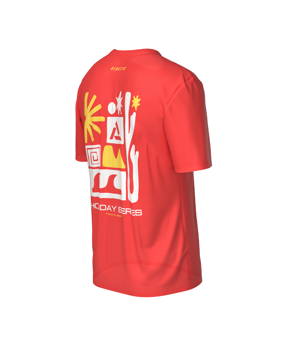 PRECOMMANDE - FALKON MEN HOLIDAY SERIES RED-Tee-shirts-maillot manches courtes trail-running homme-kinetik-adrenalink