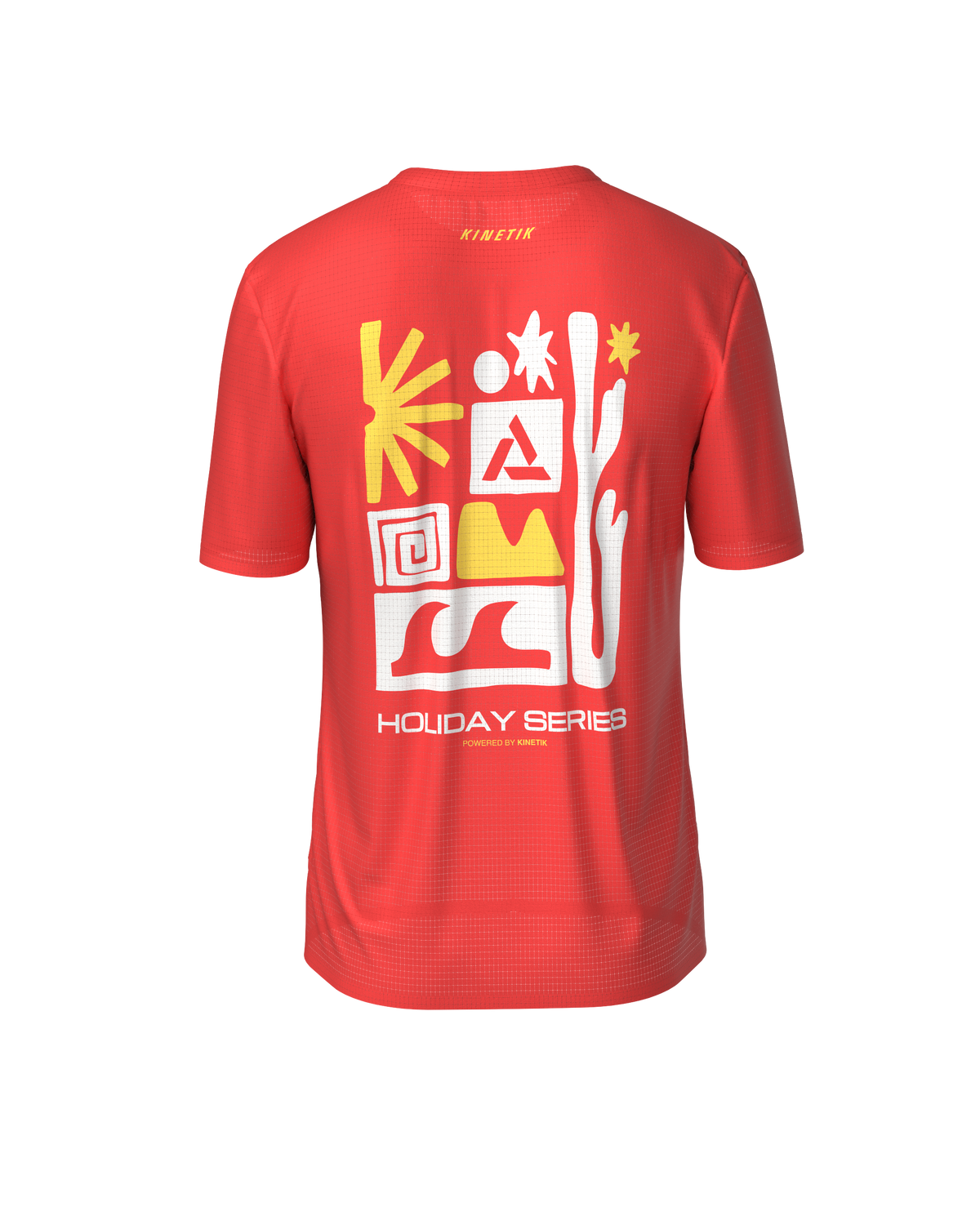PRECOMMANDE - FALKON MEN HOLIDAY SERIES RED-Tee-shirts-maillot manches courtes trail-running homme-kinetik-adrenalink
