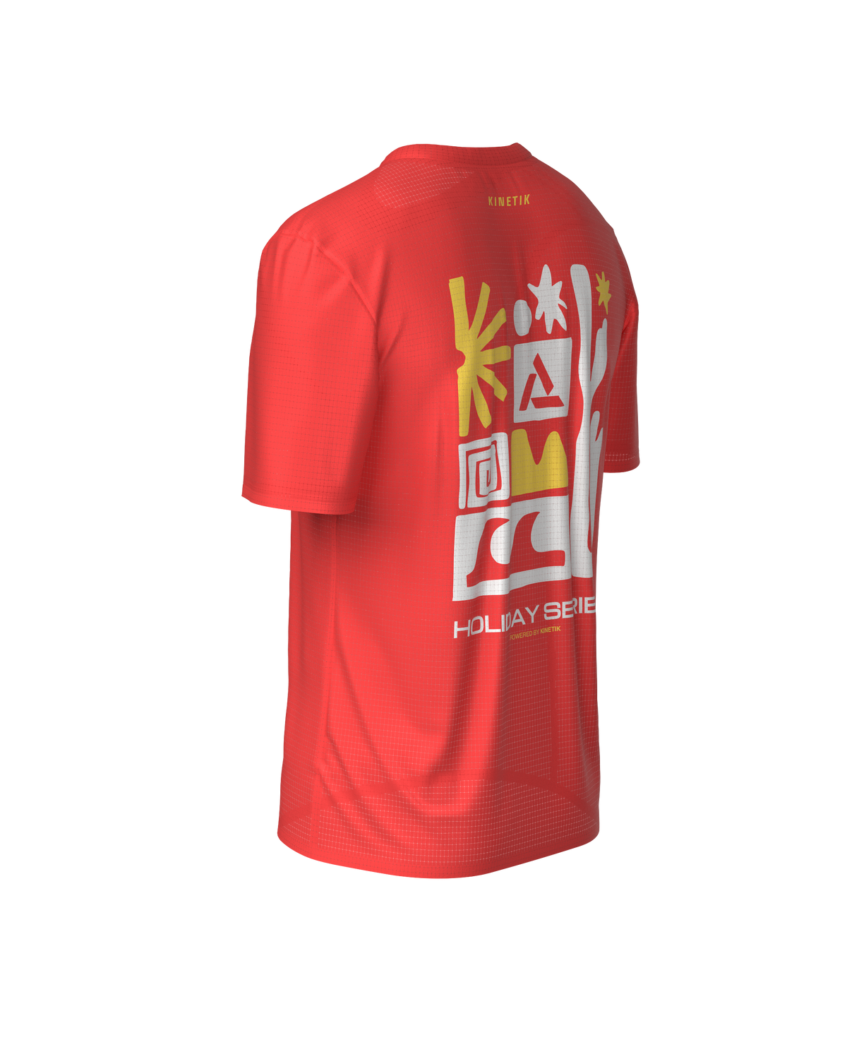 PRECOMMANDE - FALKON MEN HOLIDAY SERIES RED-Tee-shirts-maillot manches courtes trail-running homme-kinetik-adrenalink