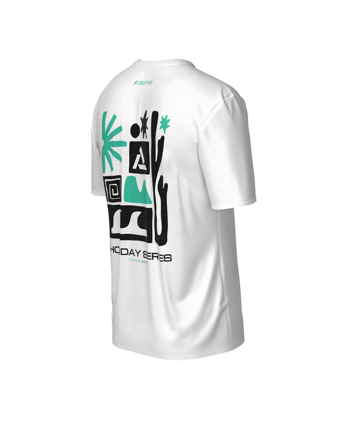 PRECOMMANDE - FALKON MEN HOLIDAY SERIES WHITE-Tee-shirts-maillot manches courtes trail-running homme-kinetik-adrenalink