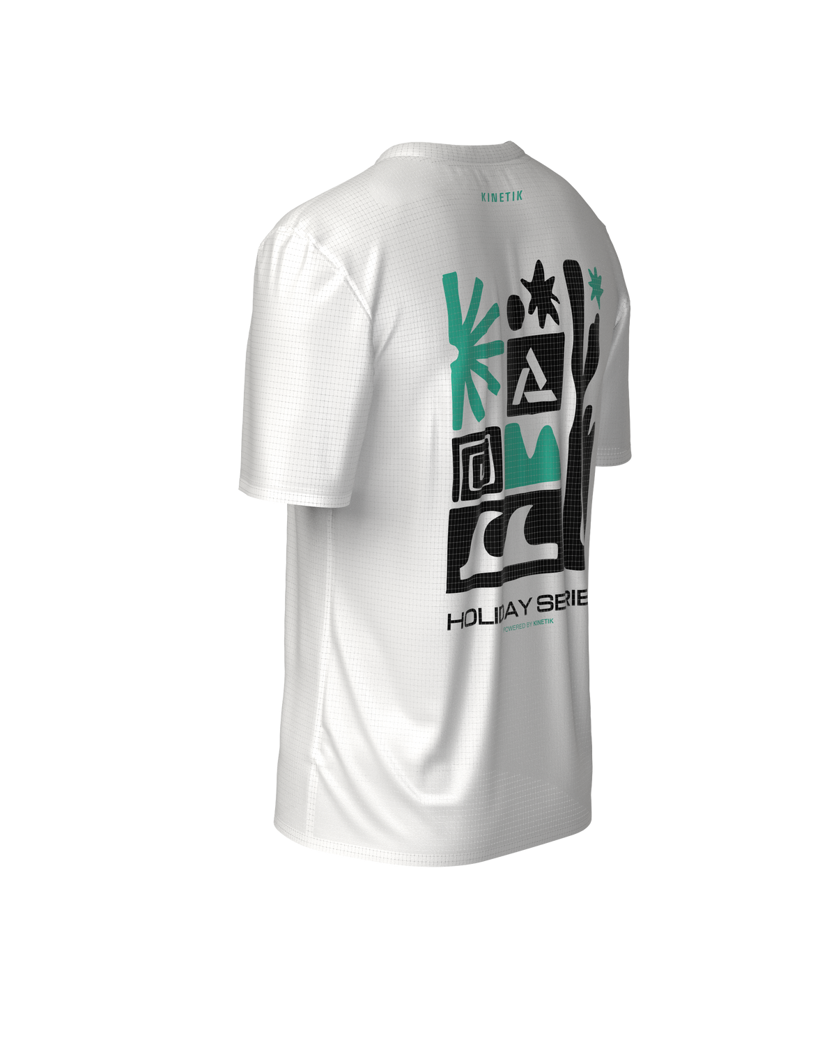 PRECOMMANDE - FALKON MEN HOLIDAY SERIES WHITE-Tee-shirts-maillot manches courtes trail-running homme-kinetik-adrenalink