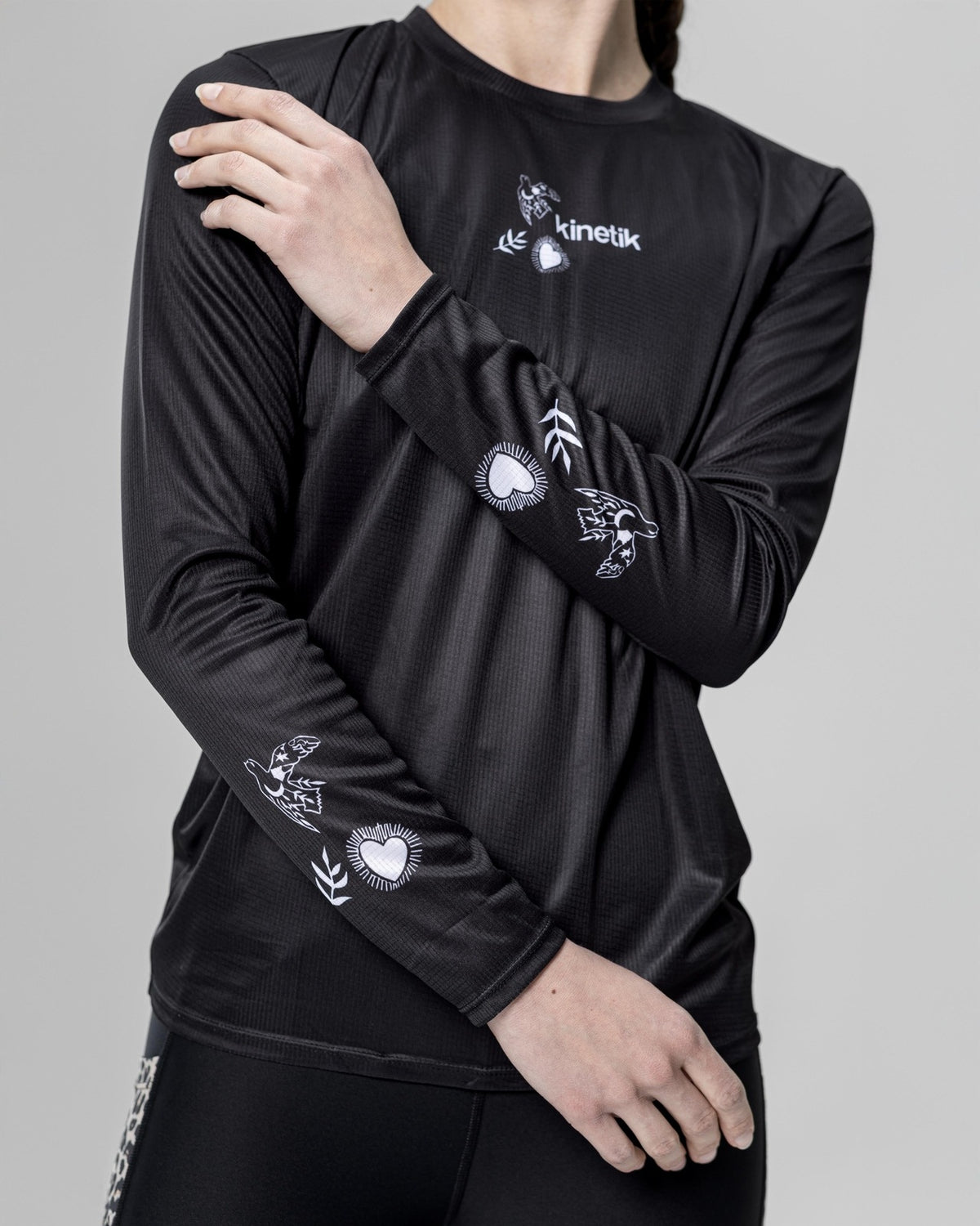 FALKON LS ARTRAIL - - Maillot manches longues femme trail-running - kinetik-adrenalink