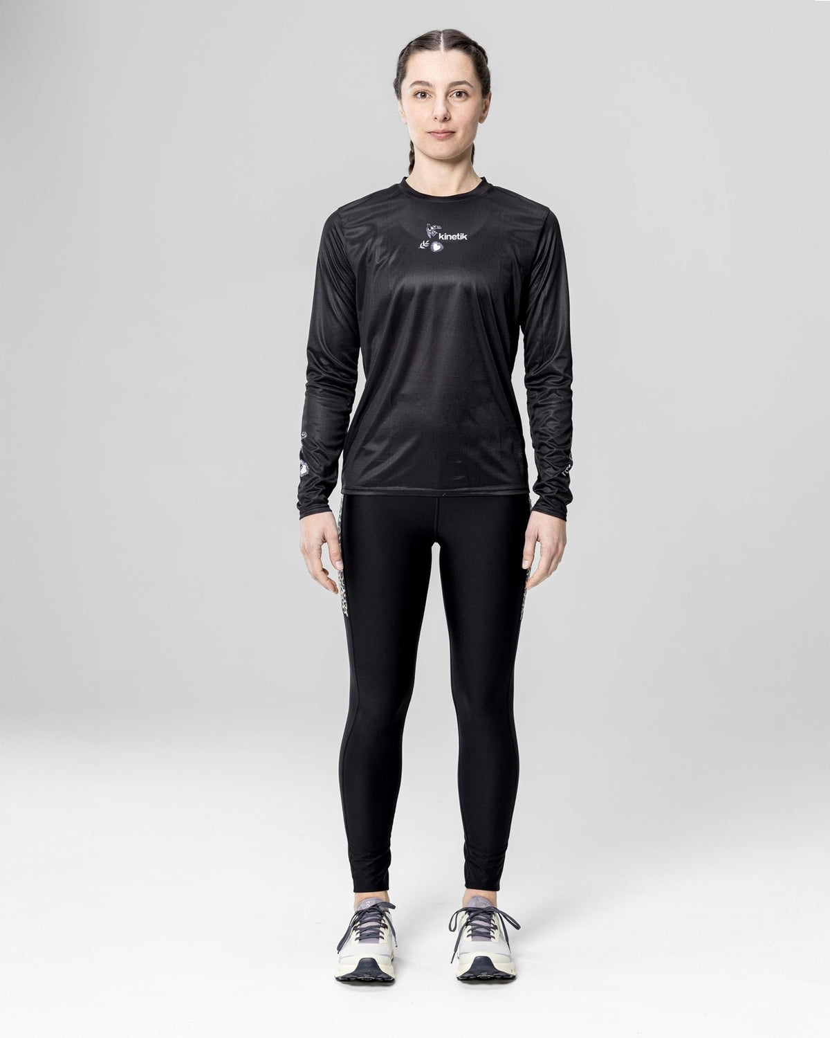 FALKON LS ARTRAIL - - Maillot manches longues femme trail-running - kinetik-adrenalink