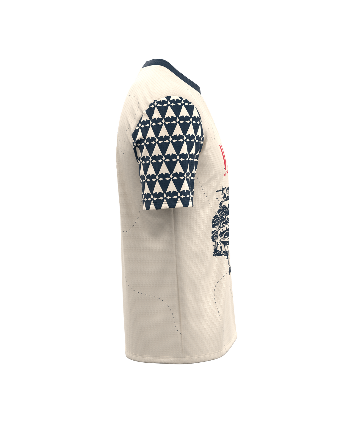 FALKON MEN VANNES NAVY-maillot manches courtes trail-running homme-kinetik-adrenalink