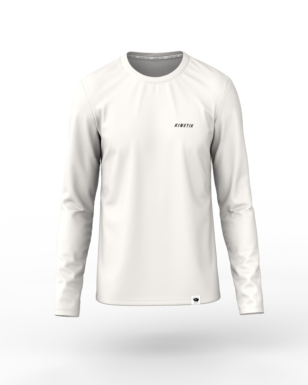 MERINOWOOL MEN BASLAYER WHITE-Maillot manches longues homme trail-running-kinetik-adrenalink