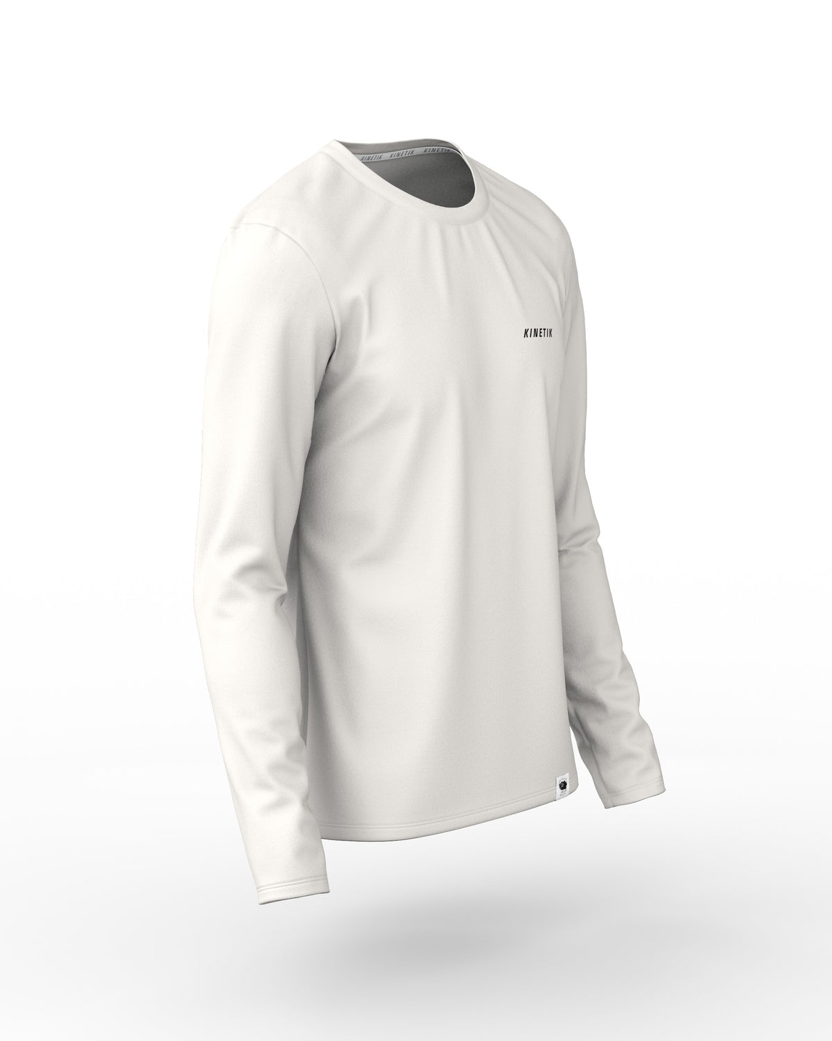 MERINOWOOL MEN BASLAYER WHITE-Maillot manches longues homme trail-running-kinetik-adrenalink