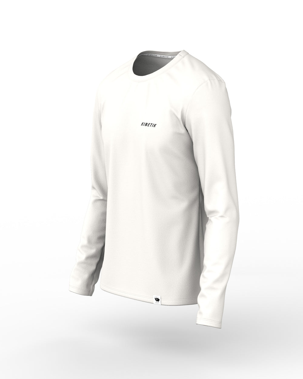 MERINOWOOL MEN BASLAYER WHITE-Maillot manches longues homme trail-running-kinetik-adrenalink