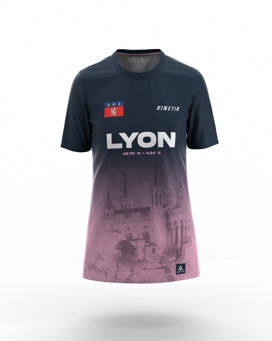 FALKON WOMEN LYON - - maillot manches courtes trail-running femme - kinetik-adrenalink