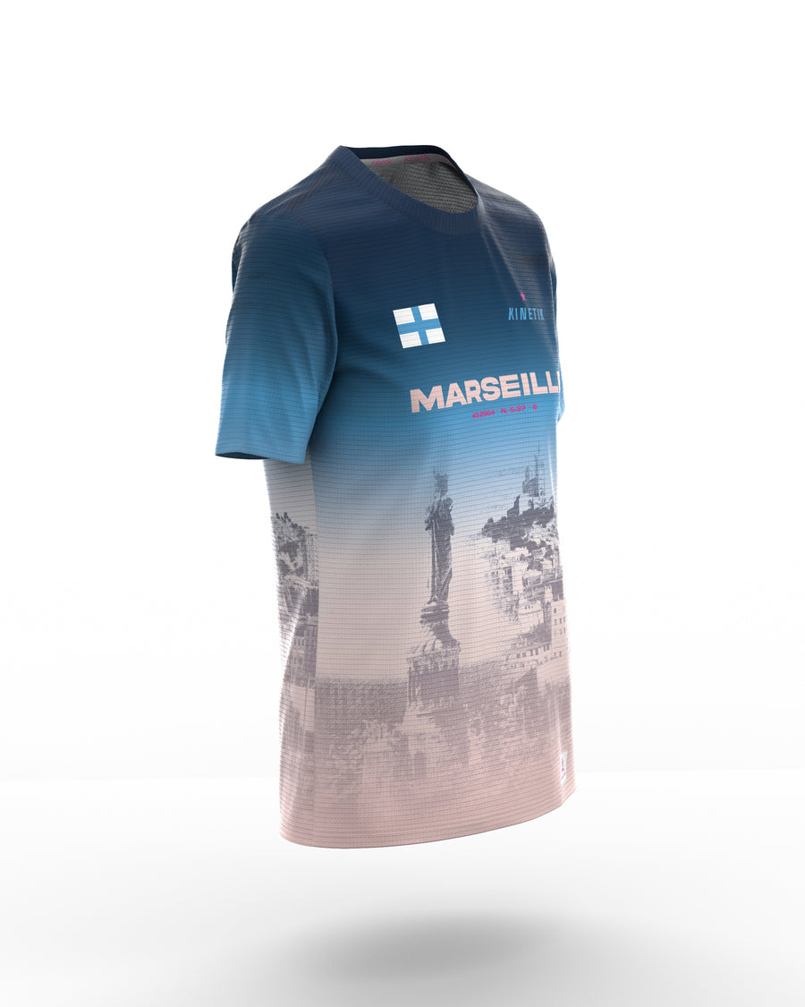 FALKON WOMEN MARSEILLE - - maillot manches courtes trail-running femme - kinetik-adrenalink