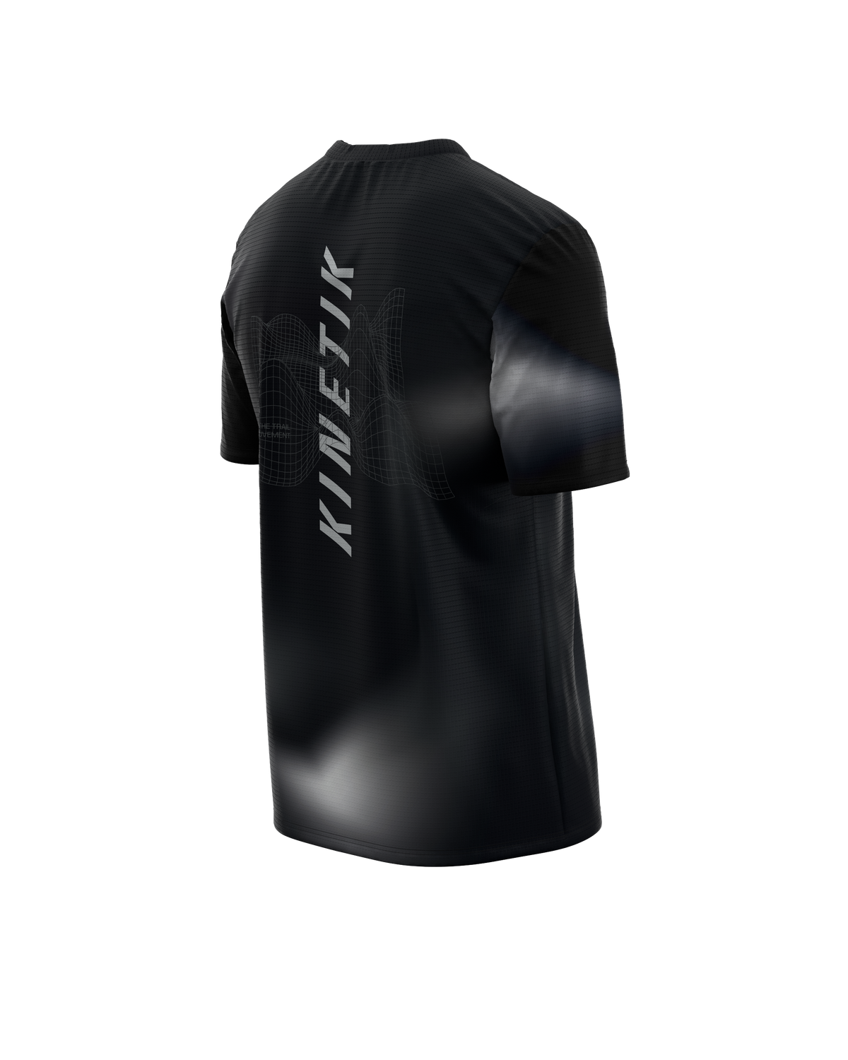 FALKON MEN THE TRAIL MOUVEMENT BLACK-maillot manches courtes trail-running homme-kinetik-adrenalink