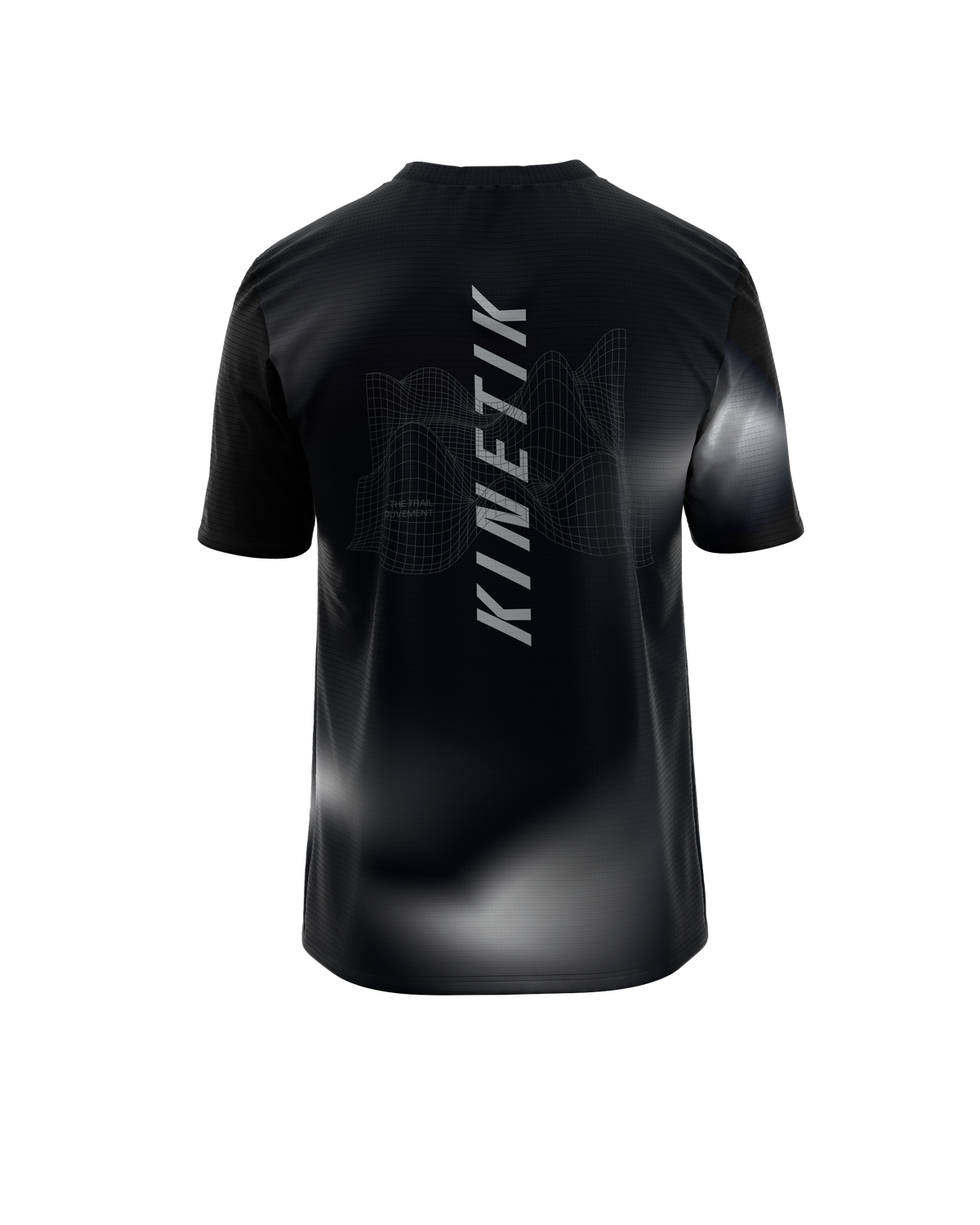 FALKON MEN THE TRAIL MOUVEMENT BLACK-maillot manches courtes trail-running homme-kinetik-adrenalink
