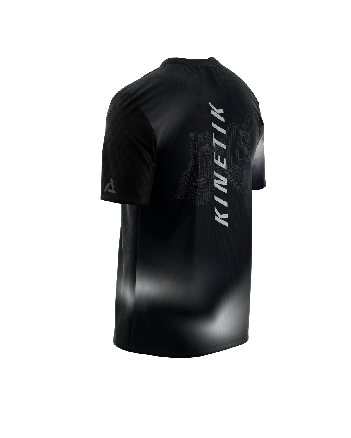 FALKON MEN THE TRAIL MOUVEMENT BLACK-maillot manches courtes trail-running homme-kinetik-adrenalink
