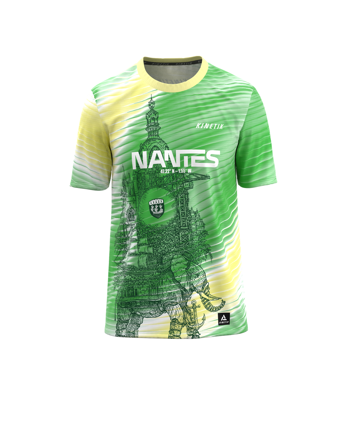FALKON NANTES MEN-maillot manches courtes trail-running homme-kinetik-adrenalink