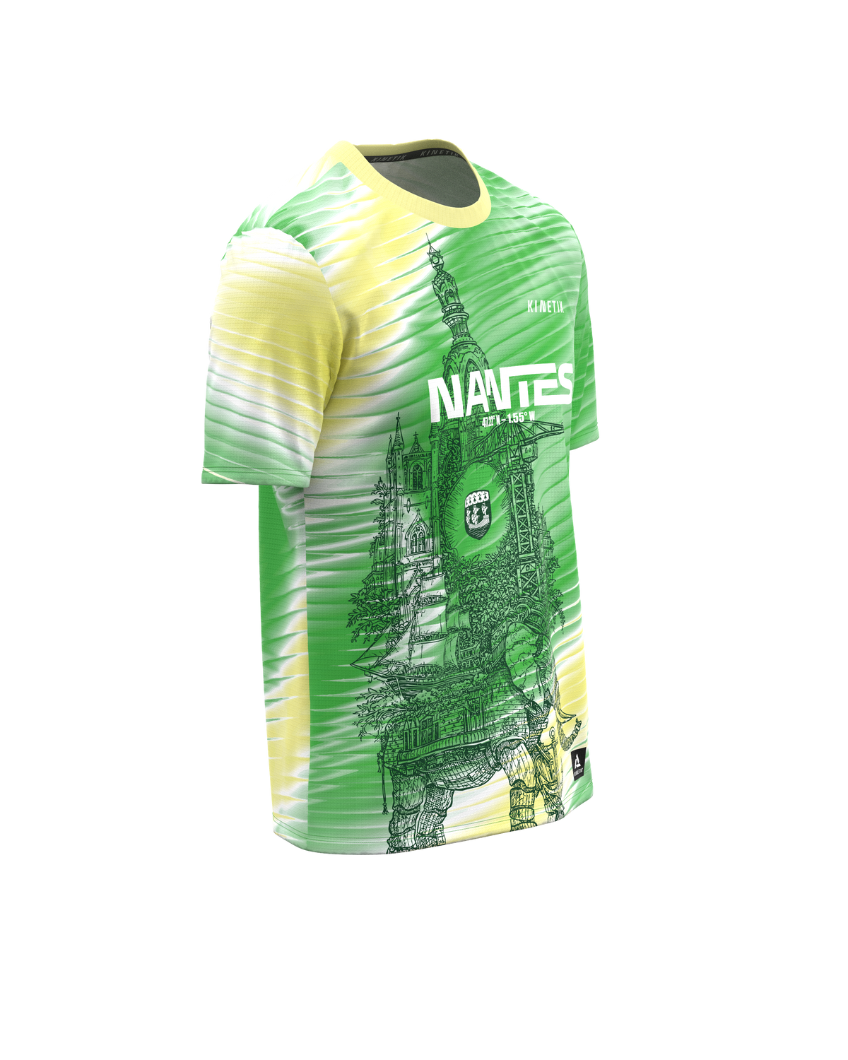 FALKON NANTES MEN-maillot manches courtes trail-running homme-kinetik-adrenalink