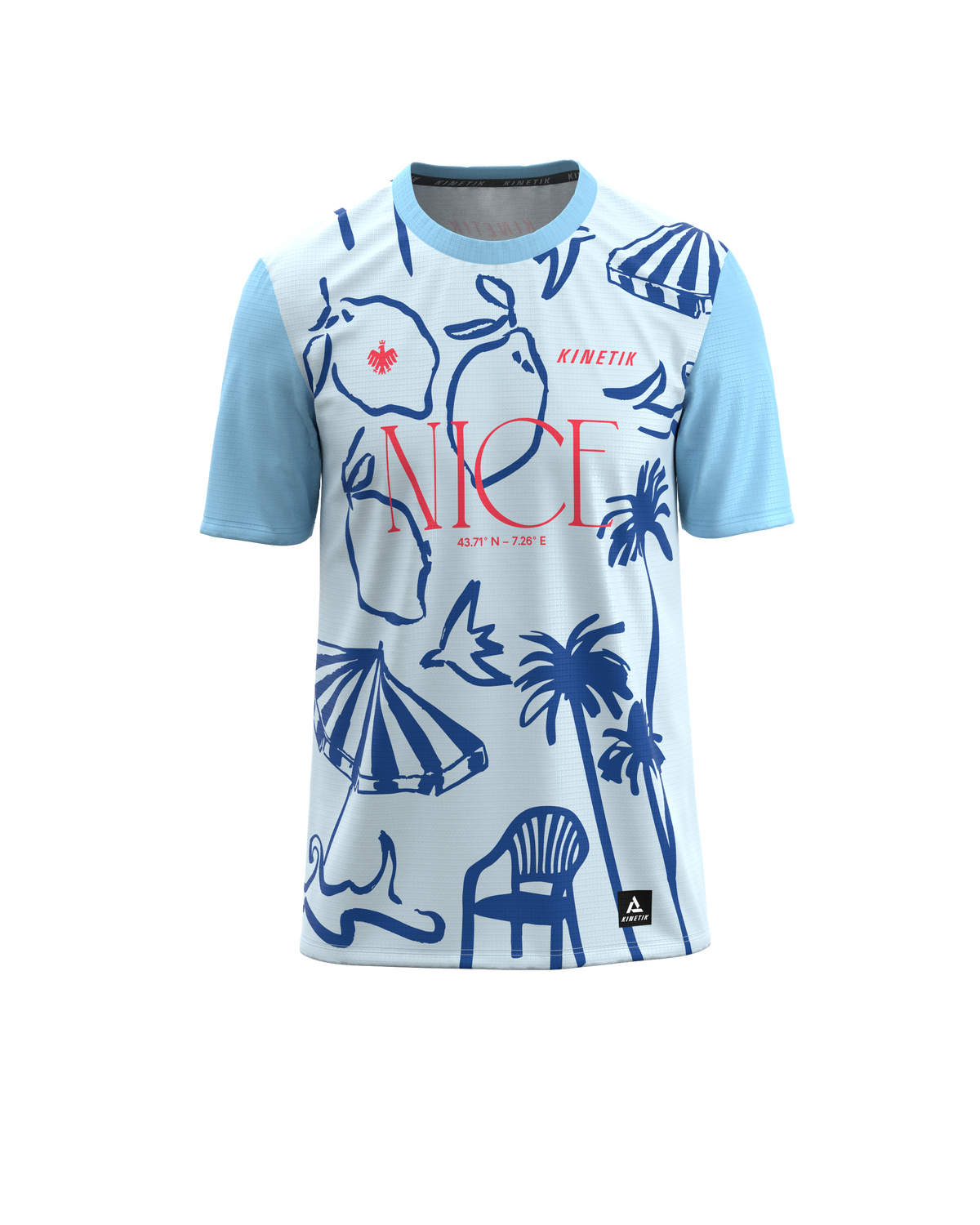 FALKON MEN NICE ARTWORK-maillot manches courtes trail-running homme-kinetik-adrenalink