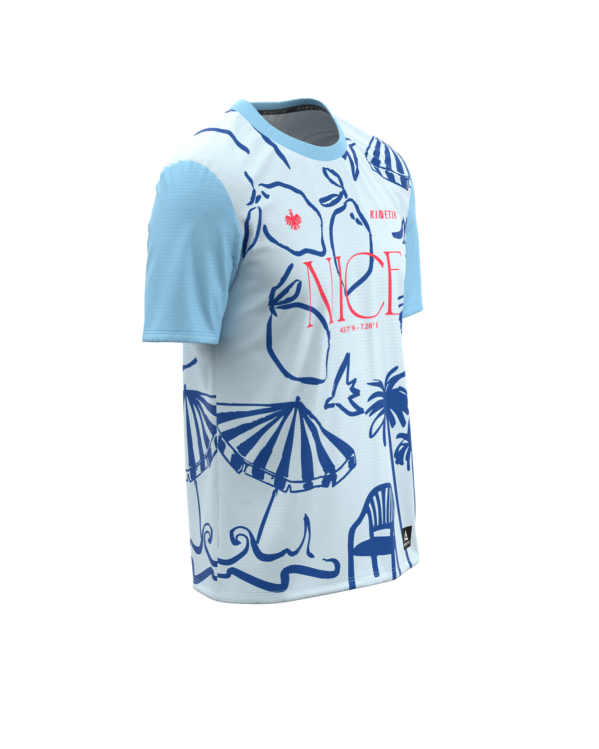 FALKON MEN NICE ARTWORK-maillot manches courtes trail-running homme-kinetik-adrenalink