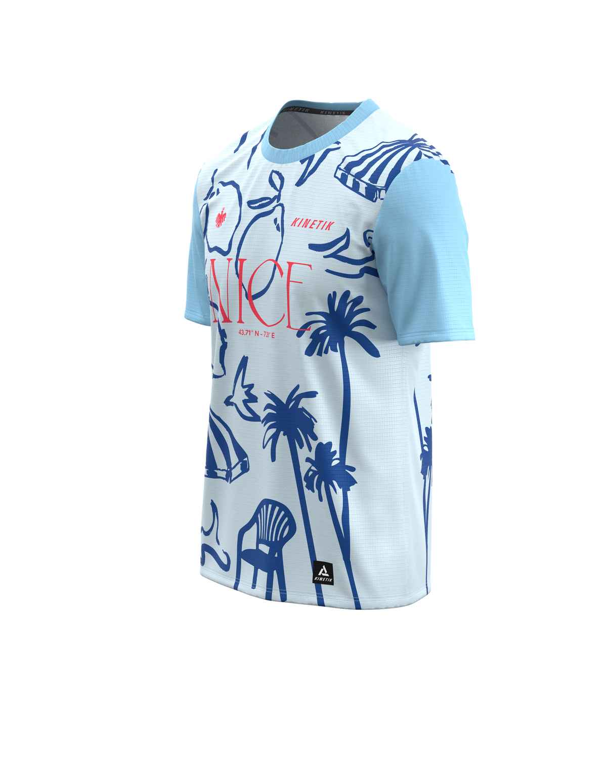 FALKON MEN NICE ARTWORK-maillot manches courtes trail-running homme-kinetik-adrenalink