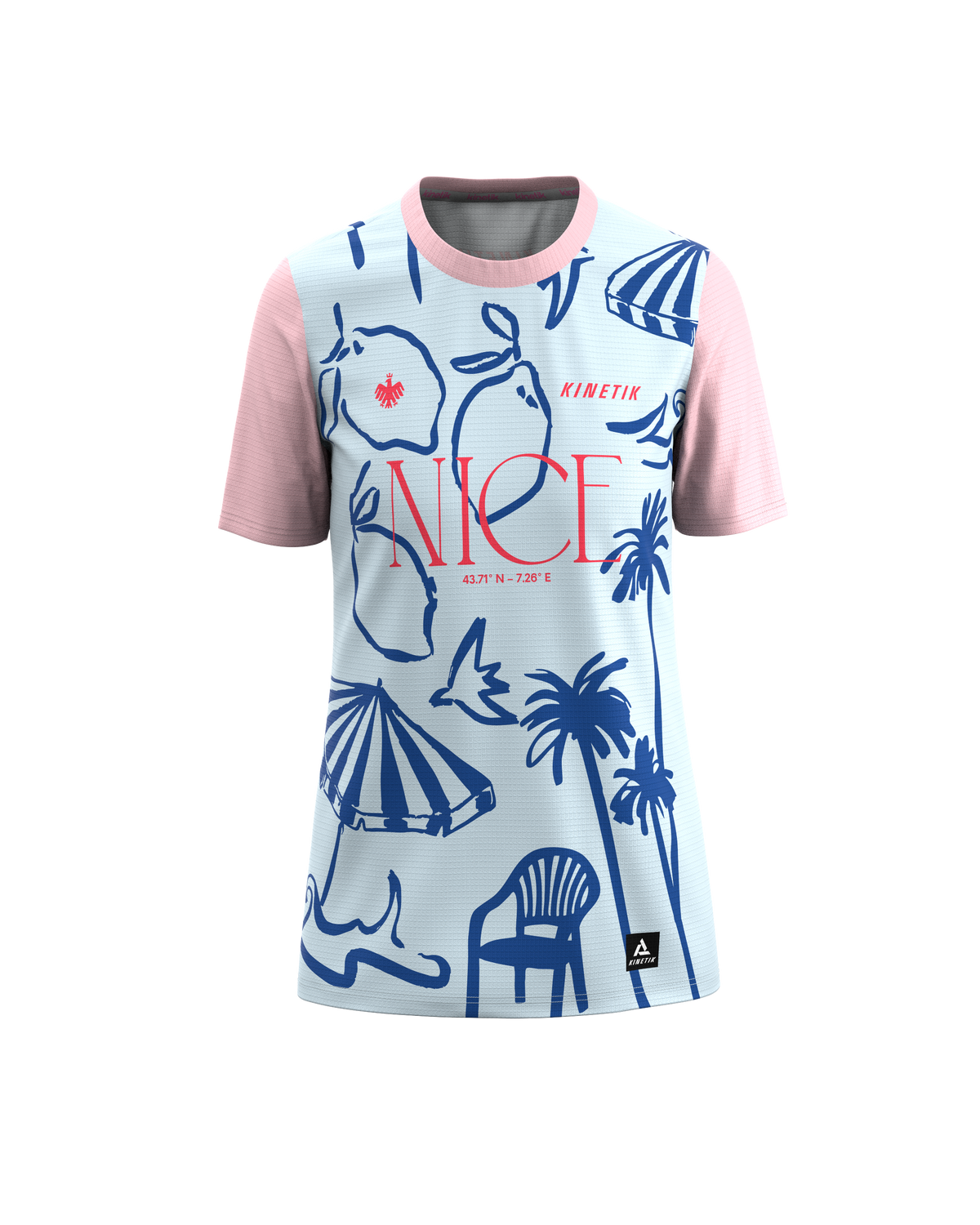 FALKON WOMEN NICE ARTWORK - - maillot manches courtes trail-running femme - kinetik-adrenalink