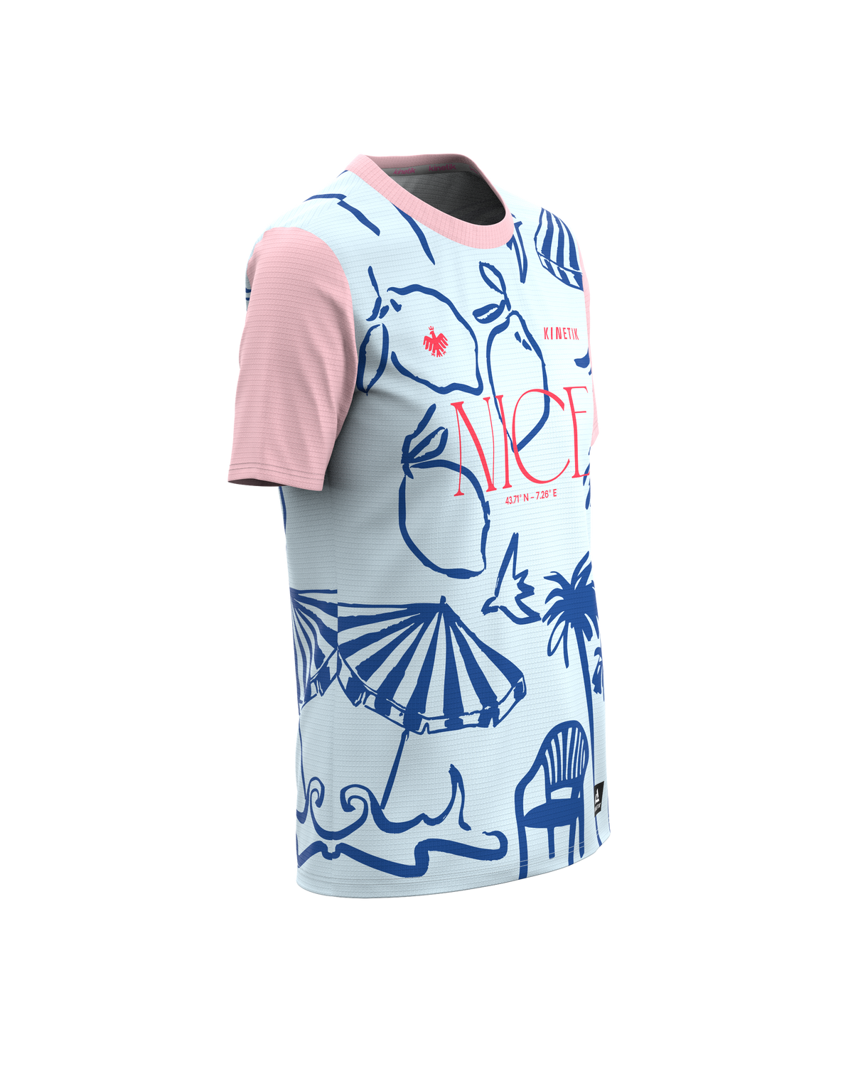 FALKON WOMEN NICE ARTWORK - - maillot manches courtes trail-running femme - kinetik-adrenalink
